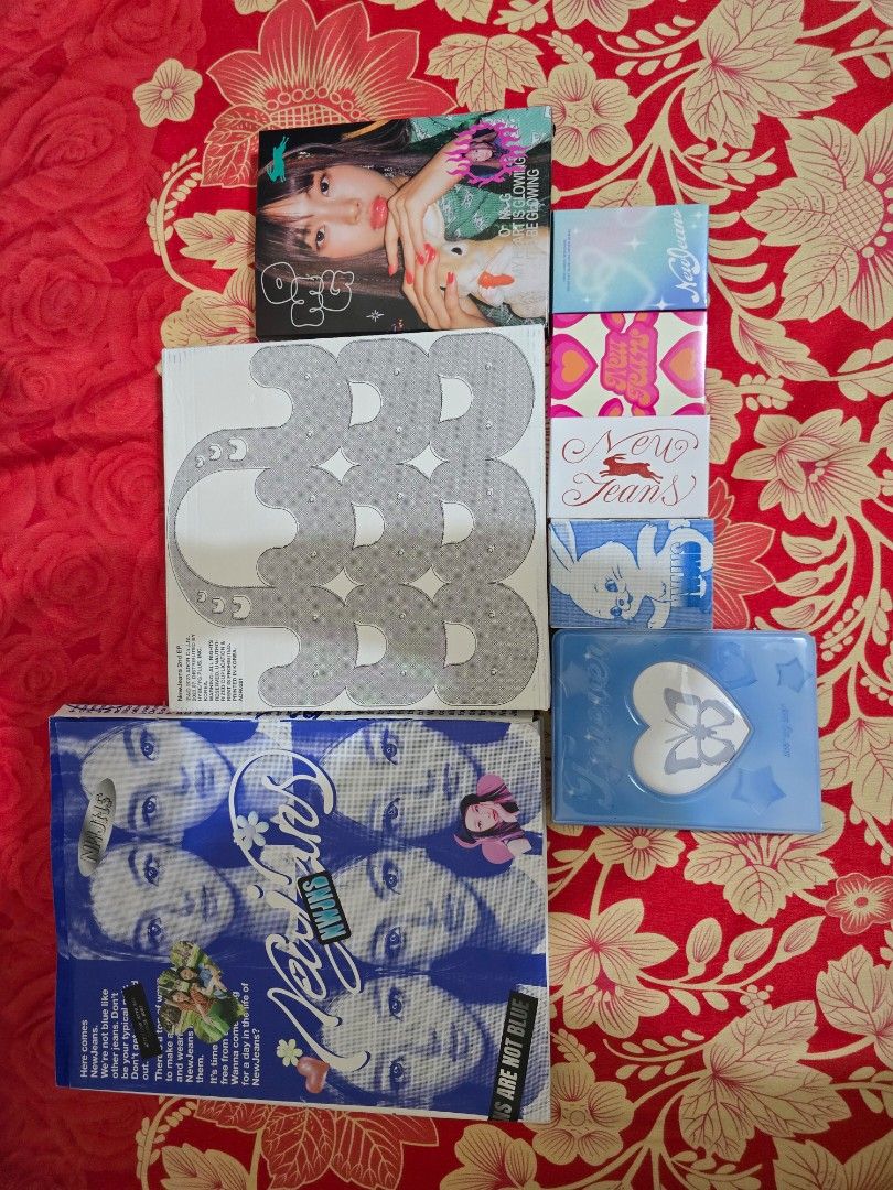 Newjeans albums set (Category: CDs & DVDs) located in Malabon City. Submitted by danycm (Listing ID 1344333541, Image 1). Description: 5000 when purchased as set PM for individual purchase can send pictures of photocards inside the binder price negotiable with lots of freebies.