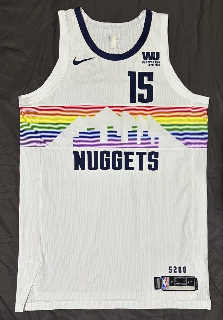 Nikola Jokic 2018-19 Denver Nuggets City Edition Team Issued