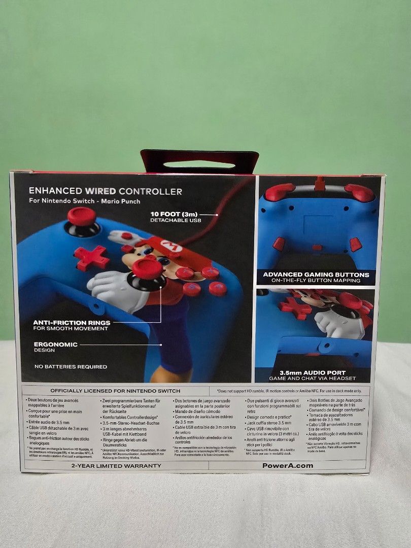 Nintendo Switch Controller (Wired) (Category: Controllers) located in Singapore. Submitted by build.lah (Listing ID 1344388991, Image 3). Description: BNIB DM for more meet-ups enquires..