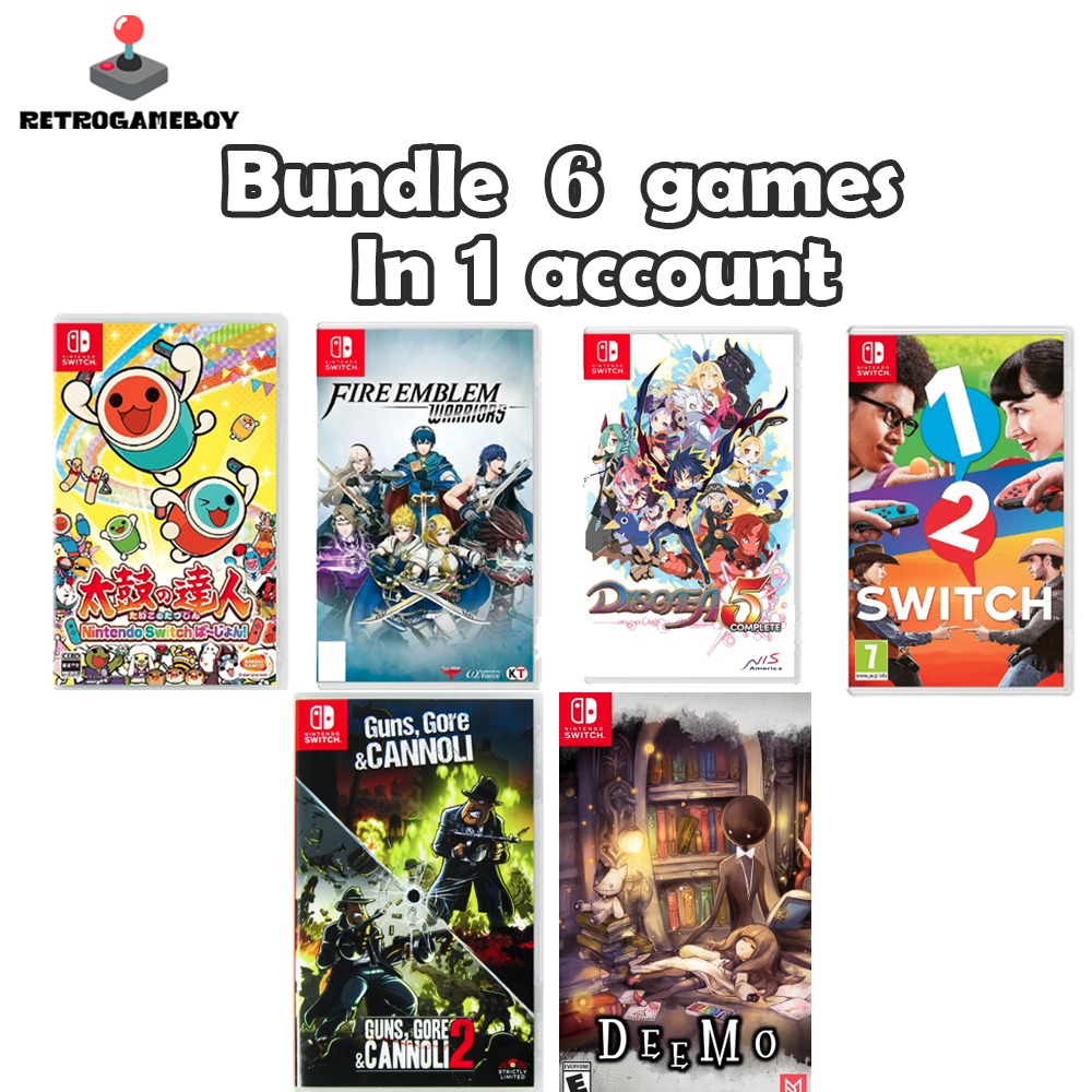Nintendo Switch Game Digital Account | Bundle 6 Games In 1 Account ...