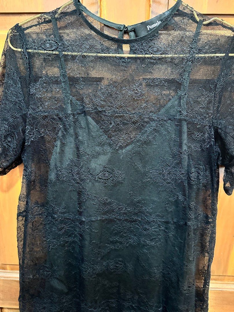 Pomelo Lace Dress (Category: Dresses) located in Paranaque City. Submitted by applemt (Listing ID 1311370344, Image 2). Description: With inner dress, super nice IRL! .
