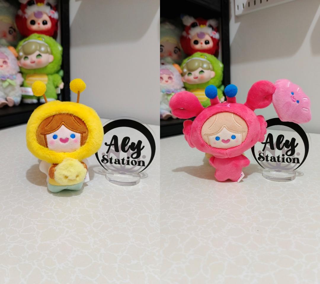 RiCO-Cell RiCO Zoo Series Plush: Bee & Crab, Hobbies & Toys, Toys ...