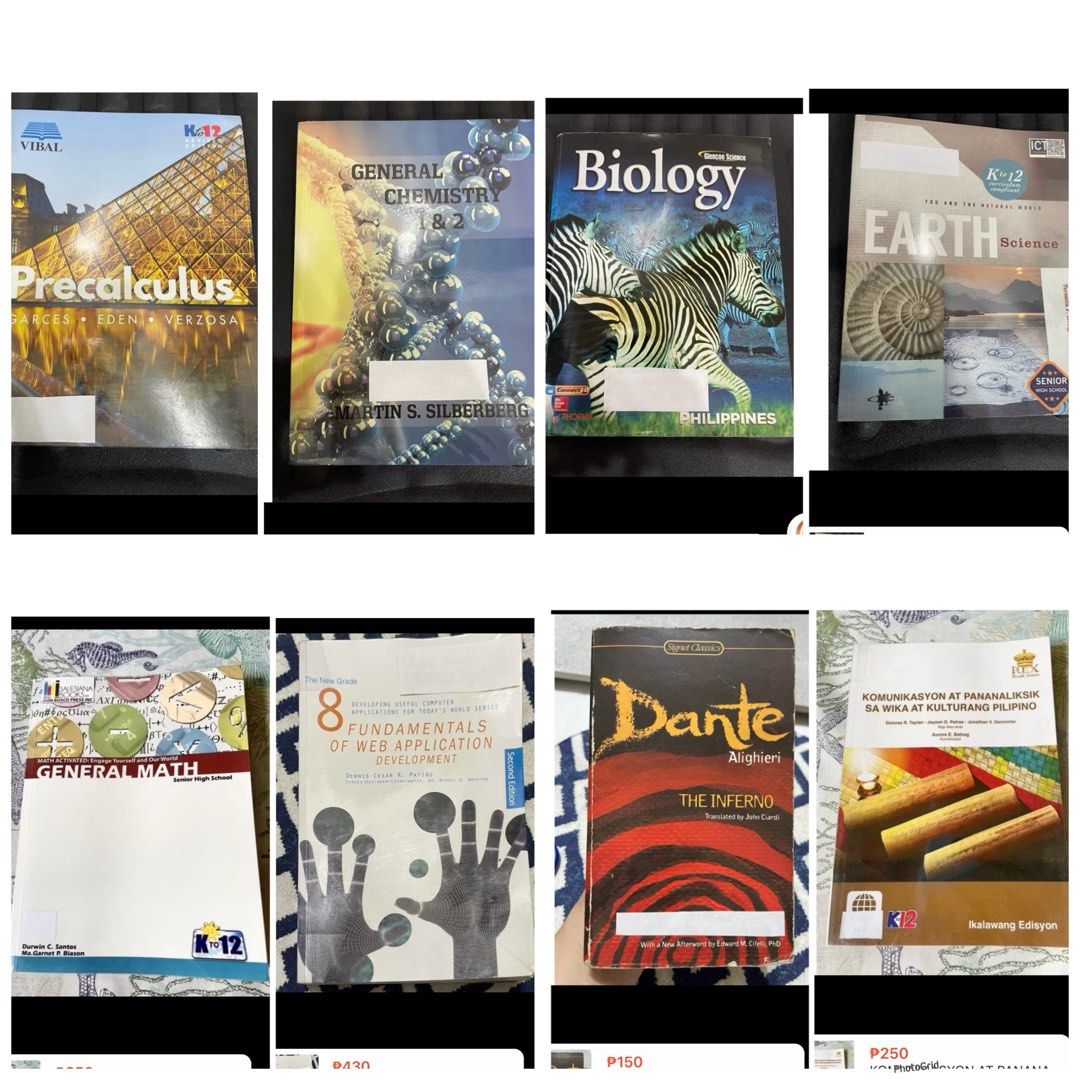 SENIOR HIGHSCOOL STEM textbooks K-12 (Category: Textbooks) located in Quezon City. Submitted by myextras (Listing ID 1344252942, Image 1). Description: Priced individually, STEM books senior highscool please message for actual photo and condition of the book. ThAnks! .