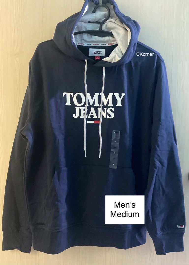 Tommy Jeans Hoodie Jacket (Category: Coats, Jackets and Outerwear) located in Lipa City. Submitted by _flor_ (Listing ID 1344349627, Image 1). Description: Tommy Jeans Hoodie Jacket —- Unisex 🇵🇭 Onhand, ready to ship Guaranteed 💯 authentic🇺🇸 Actual measurement indicated on photo Men’s size, if women one size down Color: Navy Blue Php 2,350 plus sf Courier: LBC PM to order.