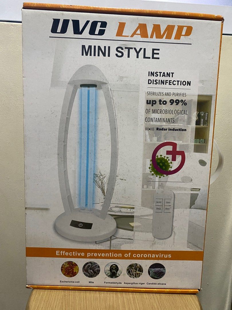 UVC / UV lamp (Category: Lighting) located in Quezon City. Submitted by msamval (Listing ID 1344408662, Image 1). Description: UVC lamp •orig price: 2300.
