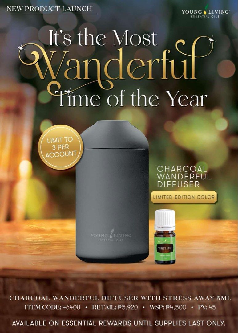 Wanderful charcoal car diffuser (Category: Air Purifiers & Dehumidifiers) located in Las Pinas. Submitted by declutter0808 (Listing ID 1344350184, Image 1). Description: Diffuser only on sale! .