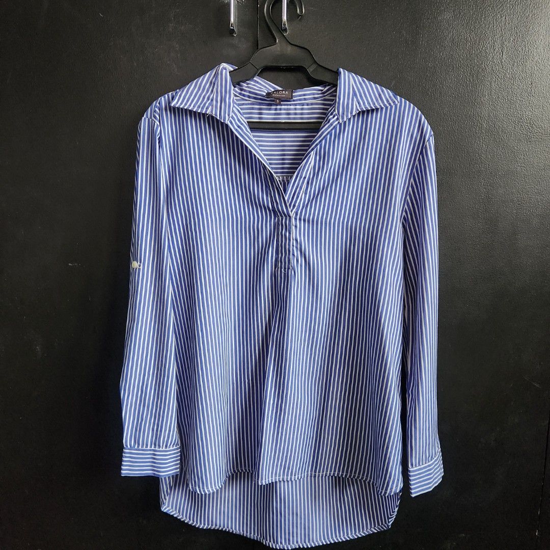 Zalora striped blouse (Category: Blouses) located in Cainta. Submitted by andrthings (Listing ID 1344316799, Image 1). Description: .