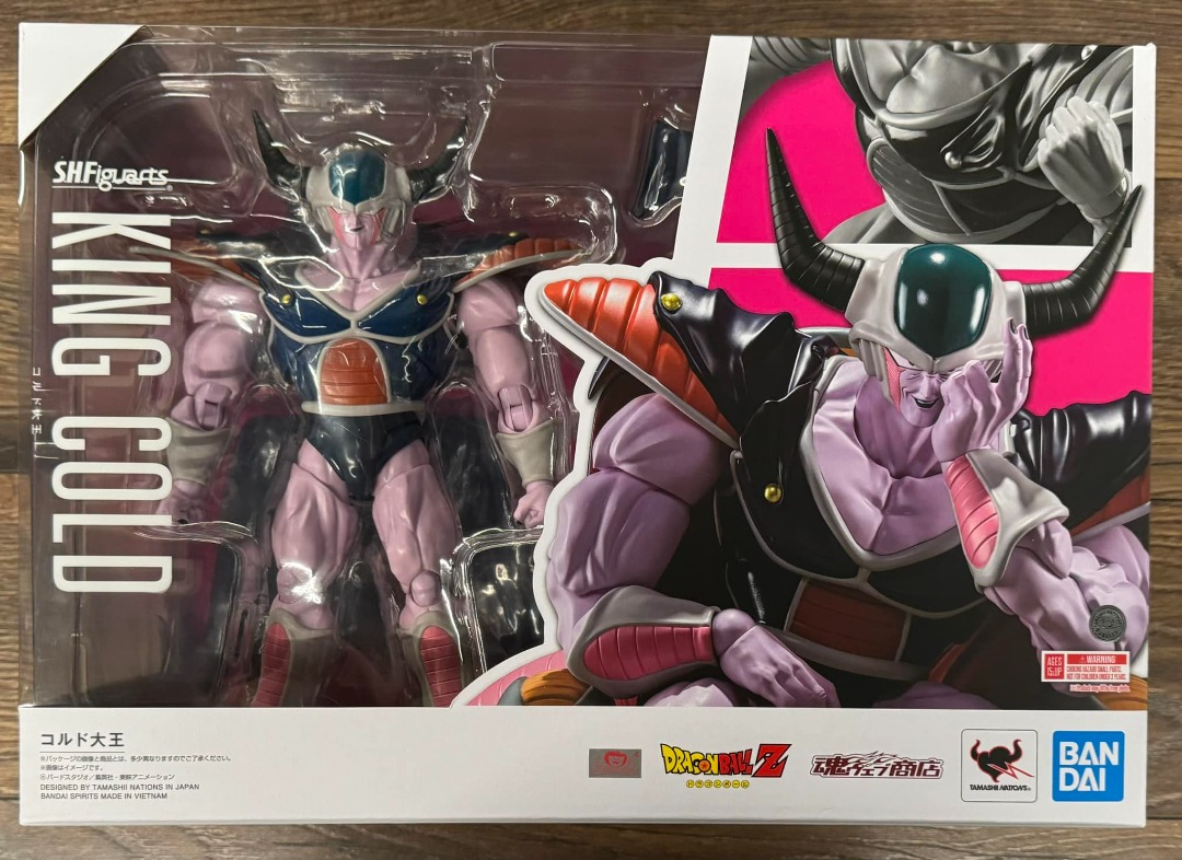 全新 Bandai SHF Dragon Ball Z King Cold 龍珠 克魯德大王 菲利大王, 興趣及遊戲, 玩具 & 遊戲類 ...