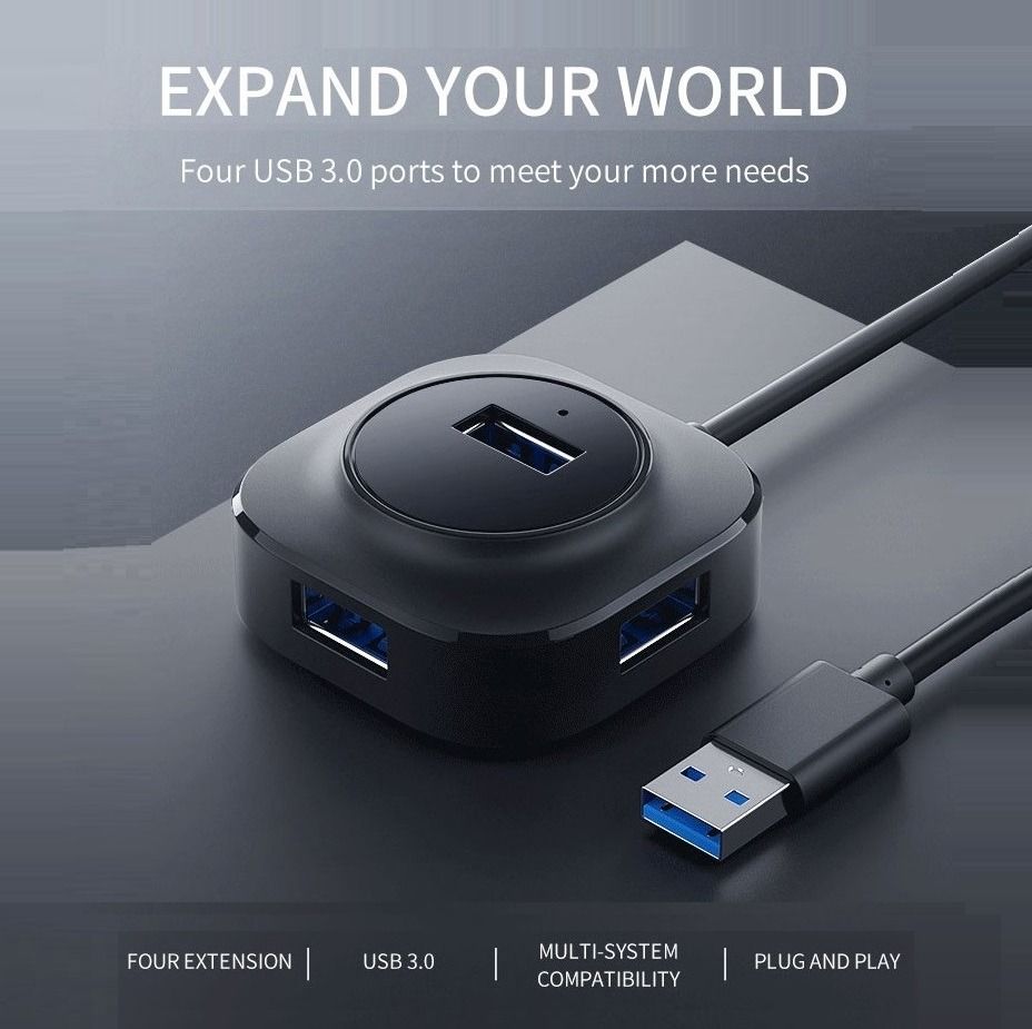 智能 USB3.0 5Gbps 4 端口 USB 高速集線器 sesckp Smart USB3.0 5Gbps 4 Ports High ...