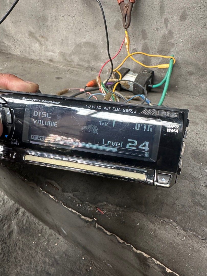 Alpine cda 9855j headunit (Category: Other Audio Equipment) located in Quezon City. Submitted by howie33 (Listing ID 1339649280, Image 2). Description: Alpine cda 9855j Working Banawe qc.