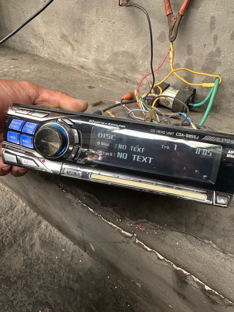 Alpine cda 9855j headunit (Category: Other Audio Equipment) located in Quezon City. Submitted by howie33 (Listing ID 1339649280, Image 1). Description: Alpine cda 9855j Working Banawe qc.
