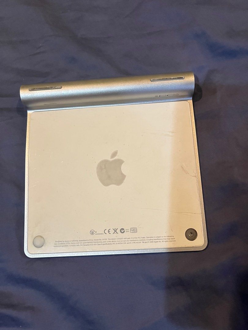 [RUSH SALE] Apple Magic Trackpad (1st gen) (Category: Mouse & Mousepads) located in Manila. Submitted by prelovedcloset08 (Listing ID 1339636201, Image 2). Description: 2 pcs AA battery.