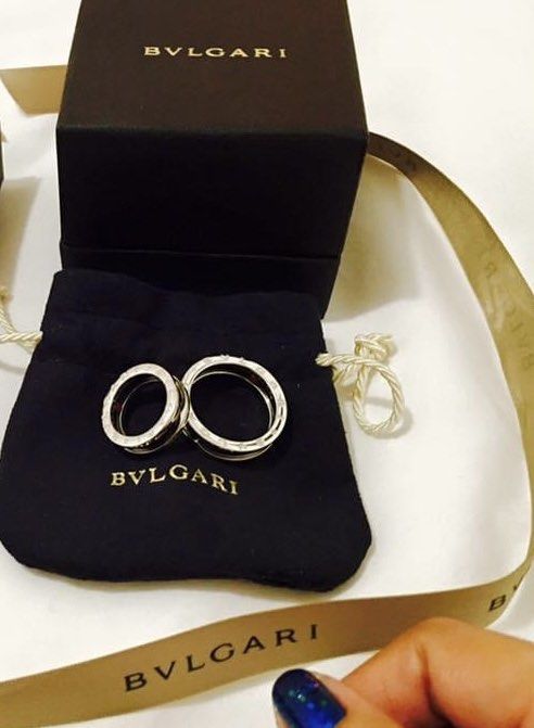 AUTHENTIC BVLGARI COUPLE RING Women s Fashion Jewelry Organizers Rings on Carousell
