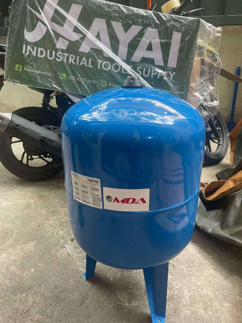 Bladder tank (Category: Construction Tools & Equipment) located in Manila. Submitted by 09150361920ronvillaflor (Listing ID 1339601268, Image 1). Description: Bladder tank Specs: nema/mda 60liters 10 bar PRICE: 7,600 For inquiries GLOBE:📞 ☎ 0⃣9⃣1⃣5⃣0⃣3⃣6⃣1⃣9⃣2⃣0⃣ 📞 ☎ 0⃣9⃣1⃣5⃣0⃣3⃣6⃣1⃣9⃣2⃣0⃣ Email me@ 📫 📑 r-o-n-.-h-a-y-a-i-@-g-m-a-i-l.c-o-m Check my Carousell: https://www.carousell.ph/u/ronvillaflor0/ PRICE MAY CHANGE WITHOUT PRIOR NOTICE‼️ .
