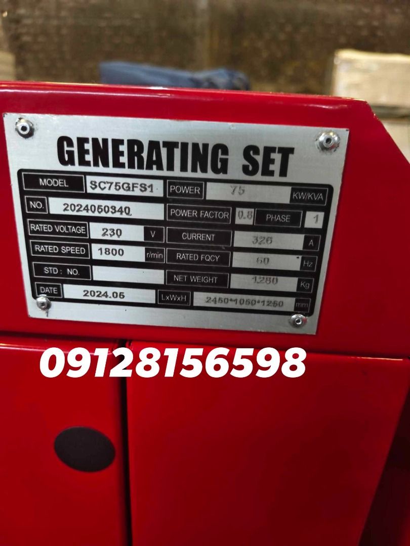 BRANDNEW DIESEL GENERATOR SET (Category: Construction Tools & Equipment) located in San Juan City. Submitted by rheadg (Listing ID 1339634408, Image 3). Description: 𝗤𝘂𝗮𝗹𝗶𝘁𝘆 & 𝗧𝗿𝘂𝘀𝘁𝗲𝗱 𝗚𝗲𝗻𝗲𝗿𝗮𝘁𝗼𝗿 𝗦𝗲𝘁 𝗣𝗿𝗼𝘃𝗶𝗱𝗲𝗿 𝗶𝗻 𝘁𝗵𝗲 𝗣𝗵𝗶𝗹𝗶𝗽𝗽𝗶𝗻𝗲𝘀! 𝗪𝗘 𝗗𝗘𝗟𝗜𝗩𝗘𝗥 𝗡𝗔𝗧𝗜𝗢𝗡𝗪𝗜𝗗𝗘. 𝗜𝗺𝗽𝗼𝗿𝘁𝗲𝗿 & 𝗗𝗶𝘀𝘁𝗿𝗶𝗯𝘂𝘁𝗼𝗿 𝟭𝟱𝗸𝘃𝗮 . 𝟮𝟬𝗸𝘃𝗮 . 𝟮𝟱𝗸𝘃𝗮 . 𝟱𝟬𝗸𝘃𝗮 · 𝟳𝟱𝗸𝘃𝗮 · 𝟭𝟬𝟬𝗸𝘃𝗮 · 𝟭𝟮𝟱𝗸�