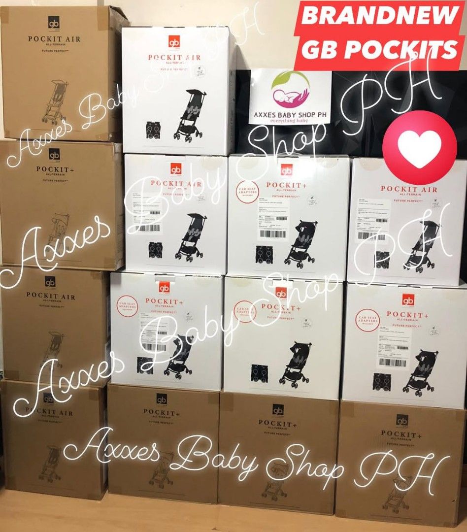 BRANDNEW GB Pockit Strollers ONHAND (Category: Strollers) located in Bacoor. Submitted by axxesbabyshopph (Listing ID 1339619709, Image 1). Description: ‼️brandnew sealed boxes‼️ 💯AUTHENTIC onhand ready to ship open for layaway ok for video call personal pickup shipping nationwide.