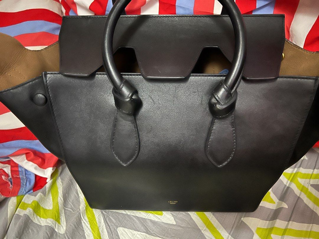 Celine tie knot mini black tote bag (Category: Tote Bags) located in Baguio. Submitted by pamreyes29 (Listing ID 1318751796, Image 3). Description: Celine tie knot mini black tote bag Everyday bag. .