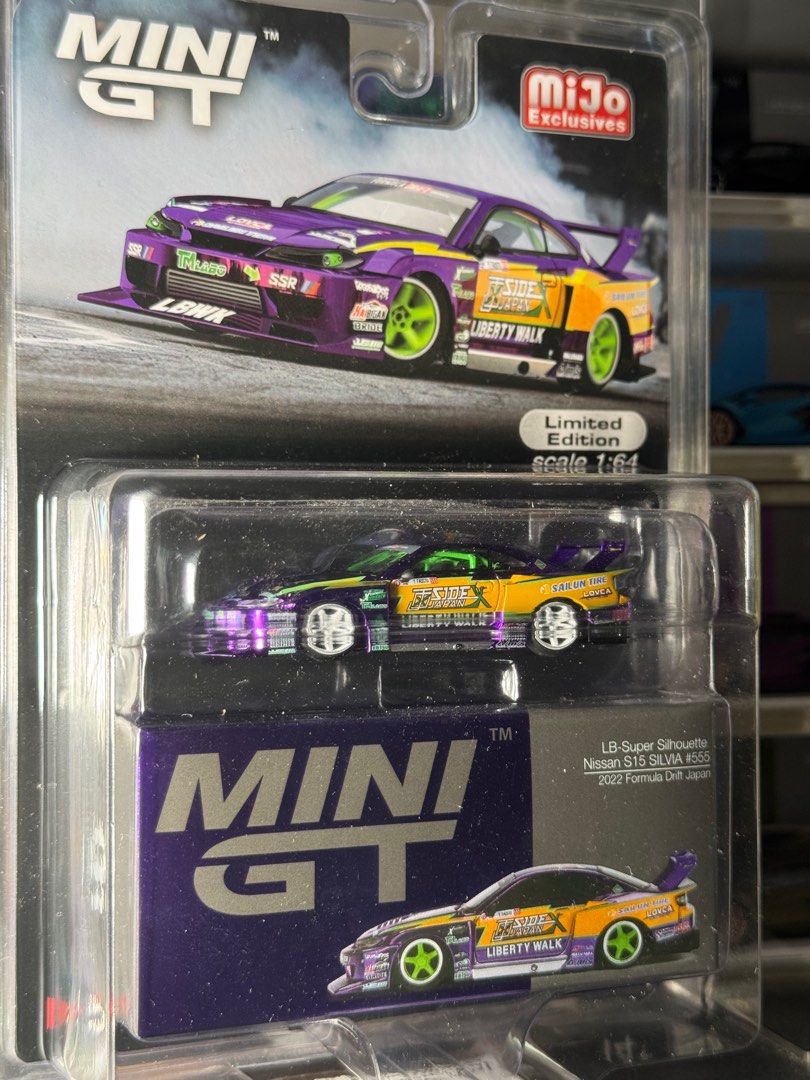 CHASE] MiniGT #576 NISSAN LB-SUPER SILHOUETTE S15 SILVIA CHROME