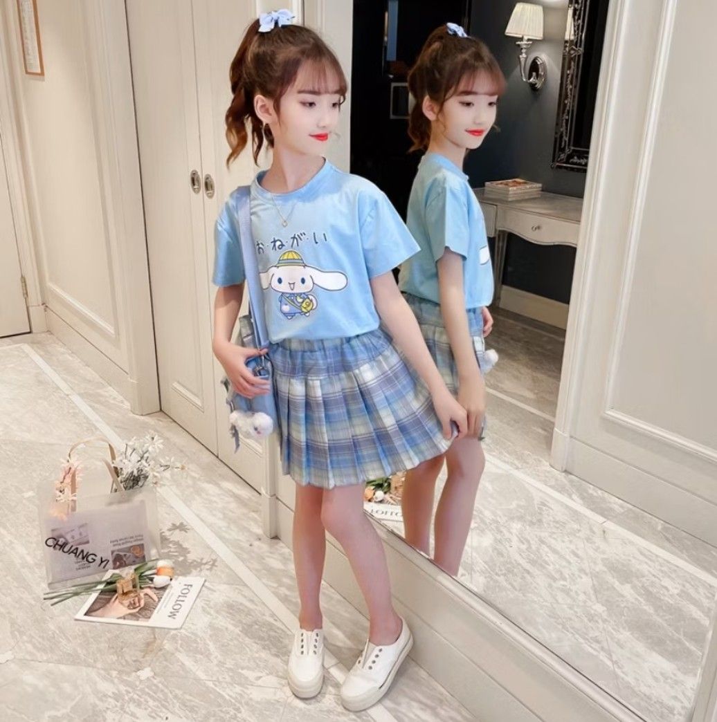 Cinnamoroll / MyMelody Skirt Set (Category: Babies & Kids Fashion) located in Taguig. Submitted by phpreaime (Listing ID 1339712158, Image 2). Description: My Melody / Cinnamoroll Skirt Set Last Price 499 Sizes Available: 120 130 140 150 160 170 Location Taguig City Pick up via Grab or Lalamove to be handled by buyer Shpee checkout also available (but different price.