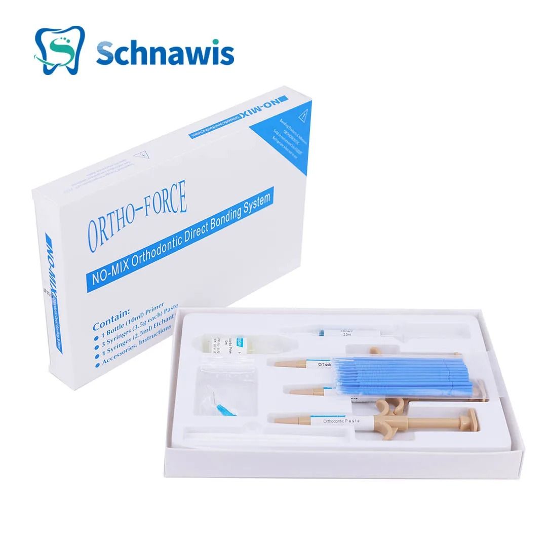 Dentex No-Mix Self-Cure Orthodontic Direct Bonding System - Adhesive Resin Kit (Exp 05/2028, Dentex A2)