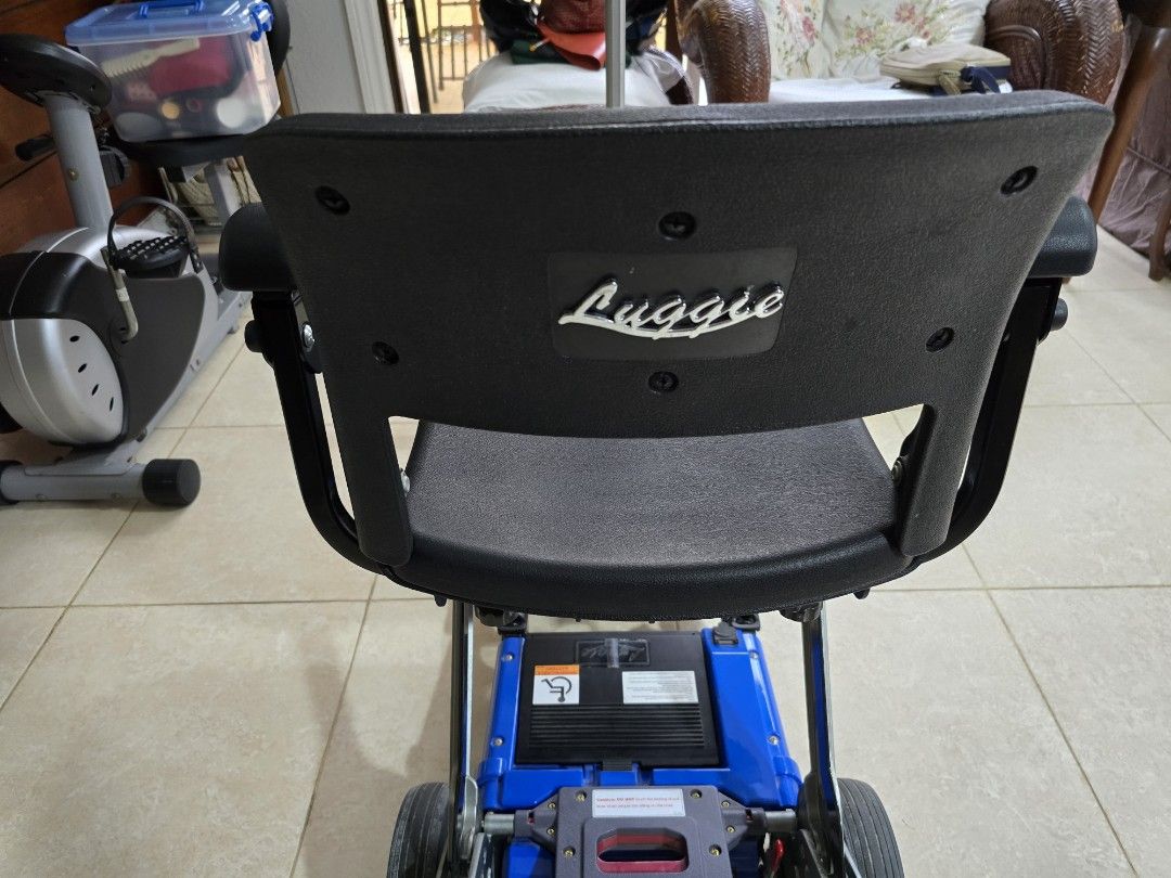 Electric Mobility Scooter (Category: Wheelchairs) located in Quezon City. Submitted by glennp00 (Listing ID 1339666992, Image 1). Description: selling electric mobility scooter. Foldable and ideal for travel. pristine condition..