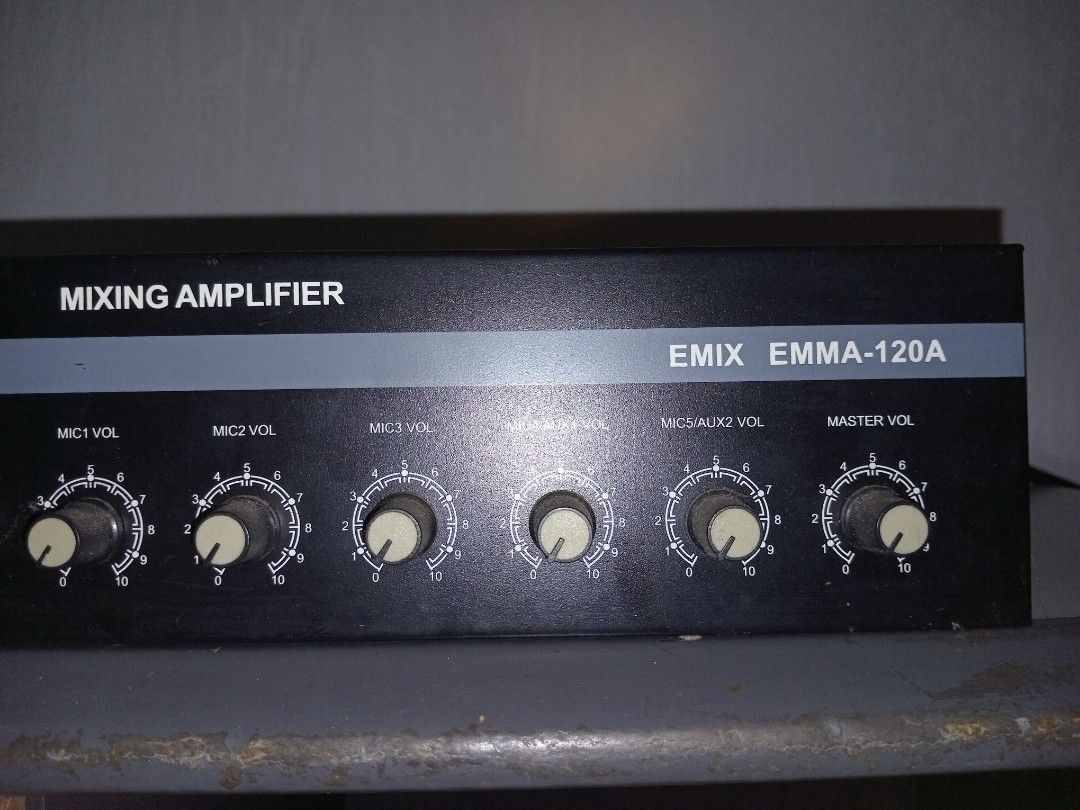 eMix Mixing Amplifier EMMA-120A, Audio, Soundbars, Speakers ...