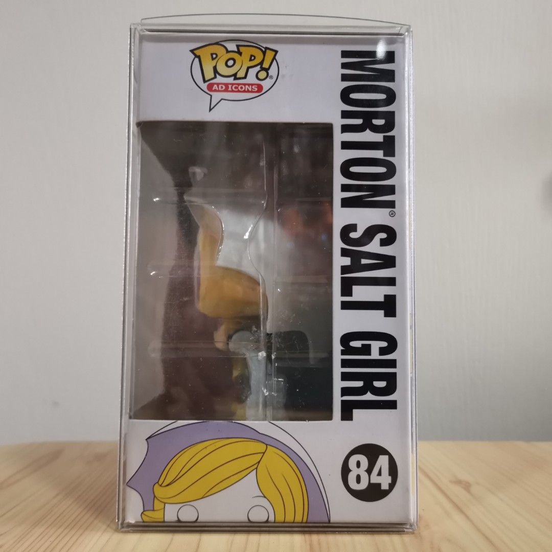 Funko Pop Morton Salt Girl 84 (Category: Designer & Blind Box Toys) located in Quezon City. Submitted by chok17 (Listing ID 1339596994, Image 2). Description: Brand new and authentic in a BOSS protector. What you see is what you get..
