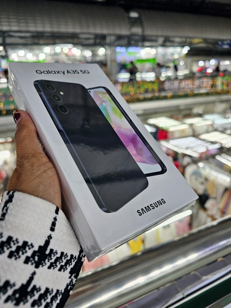 Galaxy A35 5g 128gb ' 8g ram (Category: Samsung) located in San Juan City. Submitted by AshleyandLynGeneralmerchandise (Listing ID 1339649470, Image 2). Description: Fb Page: Ashley & Lyn Mode of Payment: Cash Bank Transfer GCash & Paymaya Installment: Credit Card Ggives Home Credit Cash on Delivery Shipping Meet Up Trade In You can visit our Physical store in Stall number Y-07 Aquarium Greenhills Mall LOOK: Jenny.
