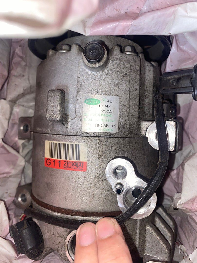 Hyundai 2017 Compressor (For Hyundai/Kia) (Category: Engine and Aircon Parts and Accessories) located in Taytay. Submitted by earlgotgame (Listing ID 1339574543, Image 1). Description: No issues Check part number for compatibility.