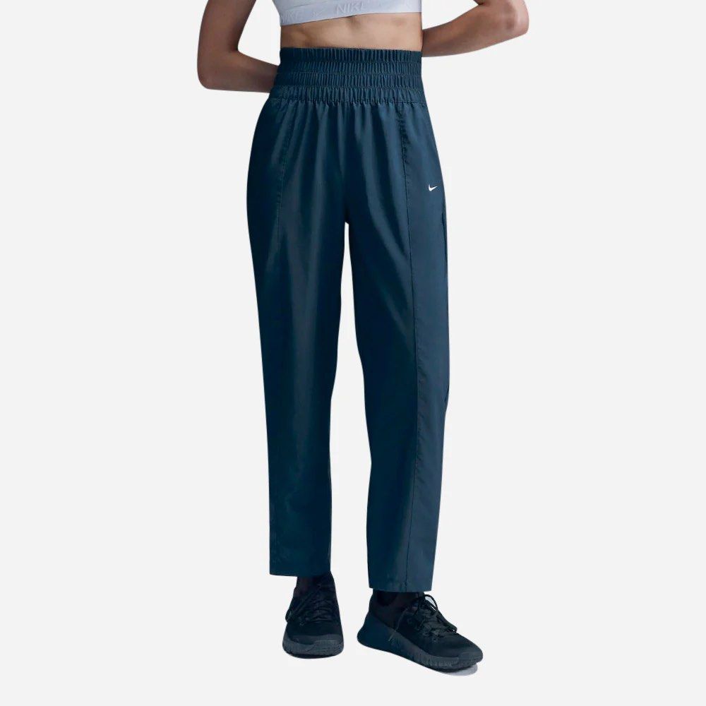 Joggers Nike navy high waist band size L Women s Fashion Bottoms Other Bottoms on Carousell