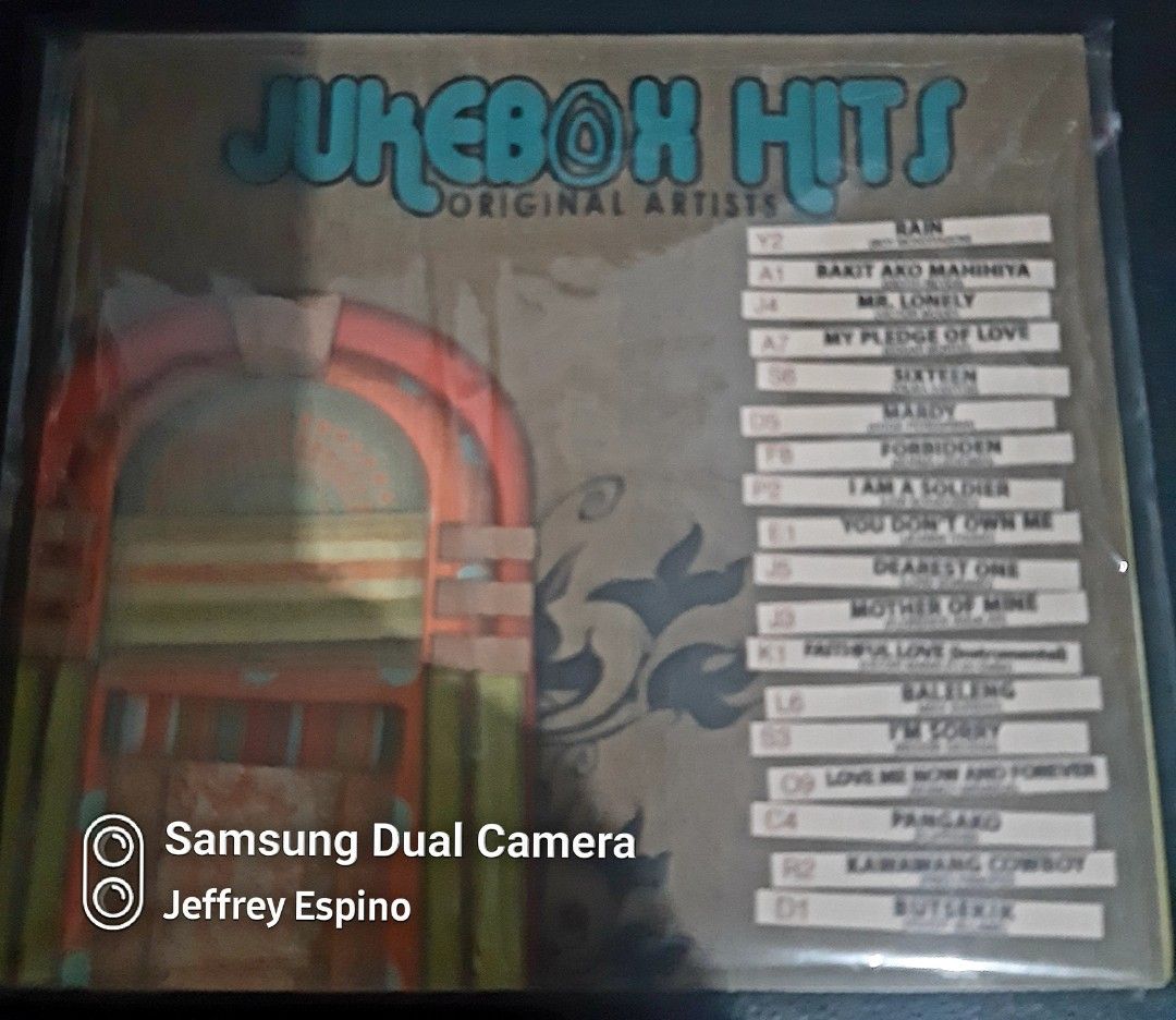 Jukebox Hits OPM CD (Category: CDs & DVDs) located in Quezon City. Submitted by jeffreyespino (Listing ID 1339565897, Image 1). Description: Original CD We accept cash, GCash / Maya 09152688298, 09989968742, BPI, BDO, LBC, Cebuana Lhuiler, MLhuiler and Palawan Express payments. For faster transaction sms us thru 09989968742 Deliver / pick up thru Grab, Lalamove, Borzo, Toktok etc. Shipping via JRS Express or LBC (delivery or shipping fee to be sh