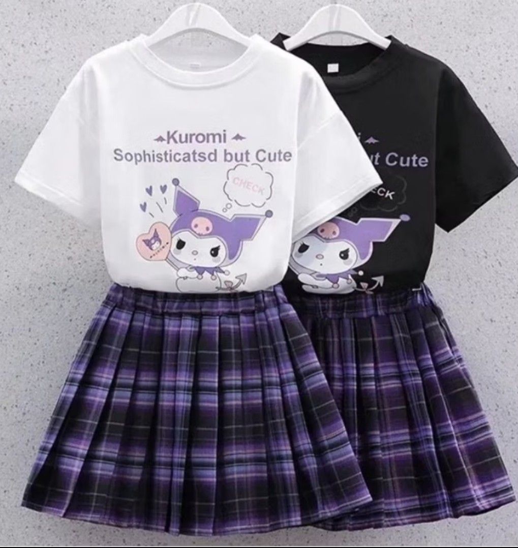Kuromi Skirt Set (Category: Babies & Kids Fashion) located in Taguig. Submitted by phpreaime (Listing ID 1339713290, Image 1). Description: Kuromi Skirt Set White and Black 399 Last Price Brand New Sizes Available: 110 120 130 140 150 160 Location: Taguig City Pick up via Grab or Lalamove to be handled by buyer Shpee checkout available but different price..