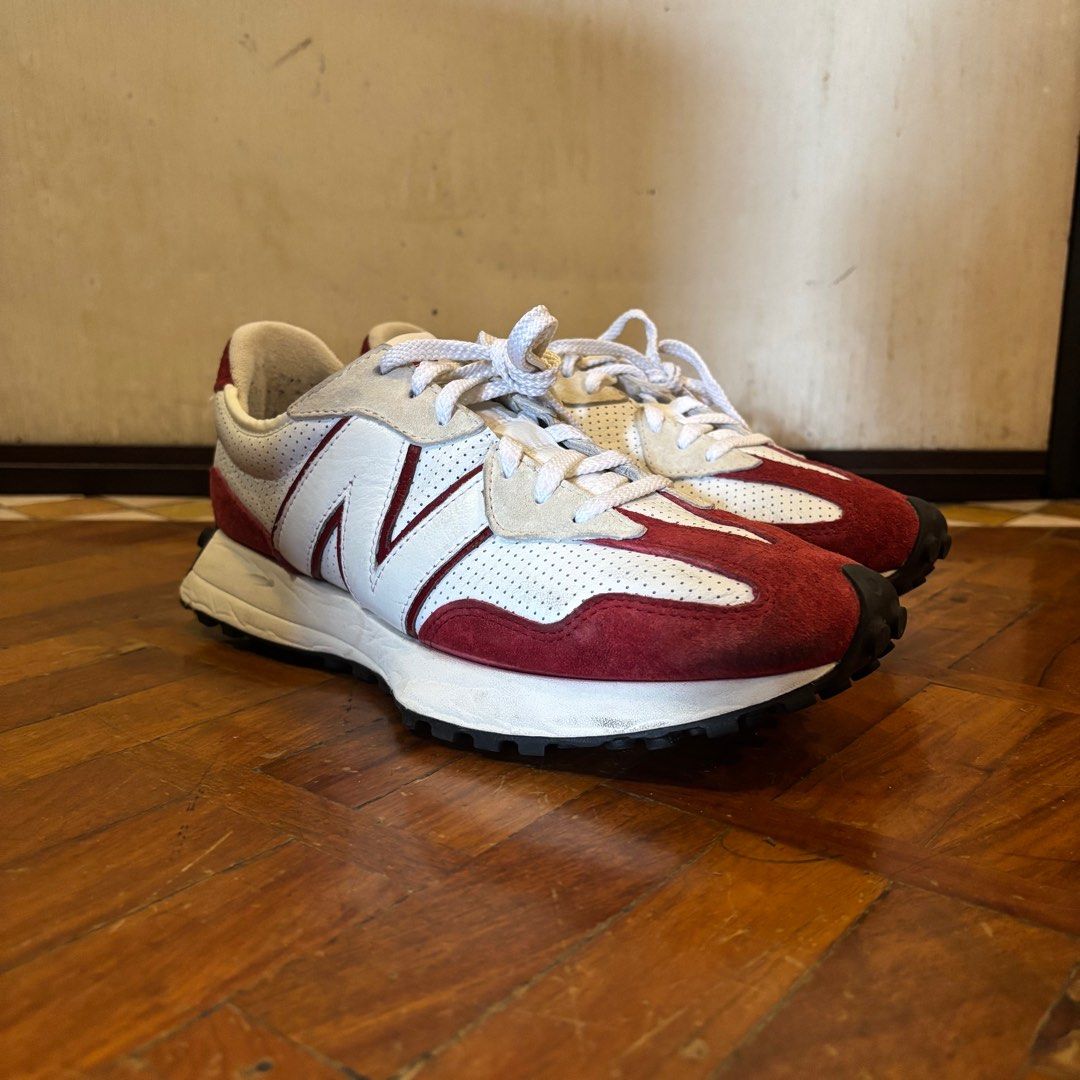 New Balance 327 - Red “Primary Pack” (Category: Sneakers) located in Makati City. Submitted by aldt21 (Listing ID 1339587825, Image 2). Description: New Balance 327 Red - “Primary Pack” US Mens 10 Bought in the US Comes with original box.