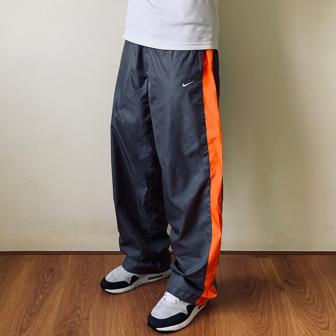 Nike side tape track pants