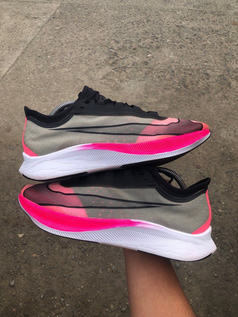 NIKE ZOOM FLY 3 VAPORWEAVE PINK BLAST Men s Fashion Footwear Sneakers on Carousell