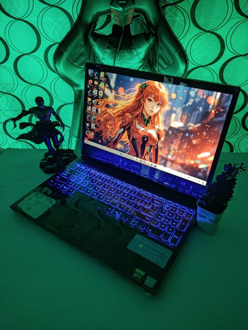 [NVIDIA RTX 6GB] Laptop Gaming Desain Dell G5 Core i7 Ram 16Gb/Ssd 512gb  Vga Nvidia Rtx 2060 6Gb!