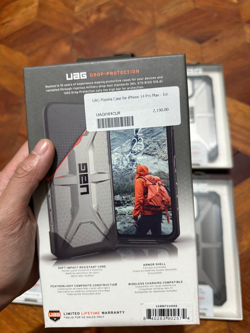 Original UAG PLASMA Case for iPhone 14 Pro Max (Category: Other Gadgets) located in Manila. Submitted by razelysonn (Listing ID 1339661997, Image 3). Description: 1,300 each Fixed price Below SRP already Thank you! .