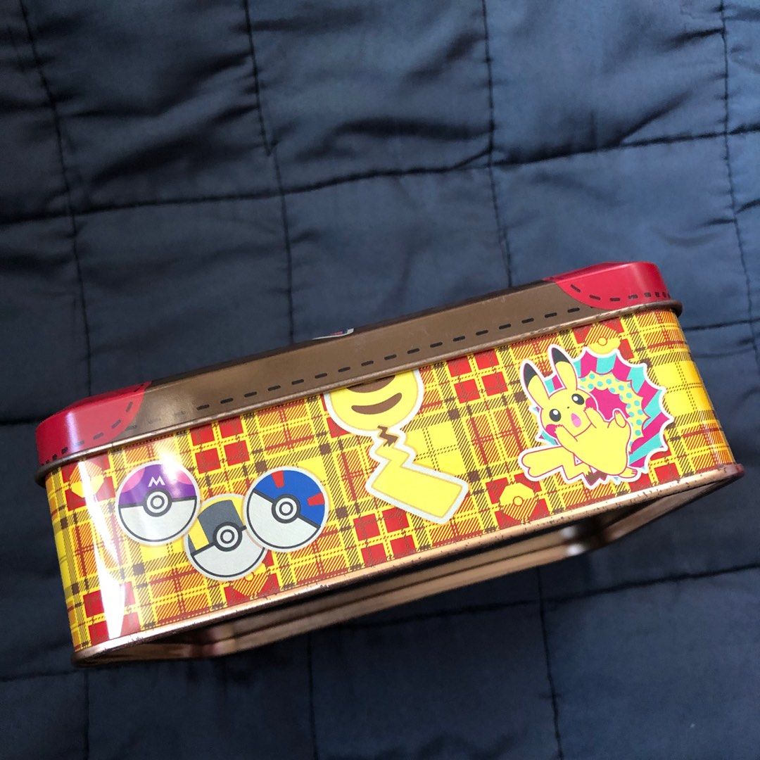 Pokemon center 25 empty tin can container (Category: Storage Boxes & Baskets) located in Davao. Submitted by jmcare (Listing ID 1339704166, Image 3). Description: .