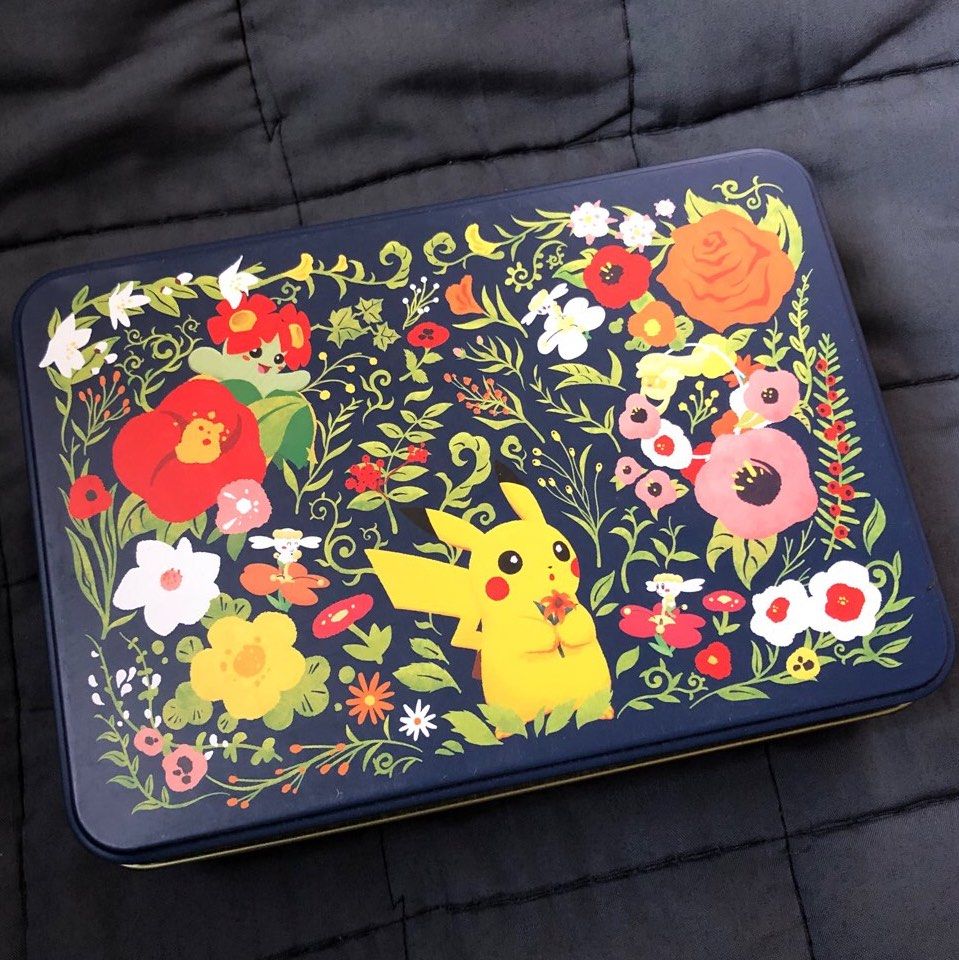 Pokemon center empty tin can container ( flower pikachu) (Category: Storage Boxes & Baskets) located in Davao. Submitted by jmcare (Listing ID 1339701959, Image 1). Description: .