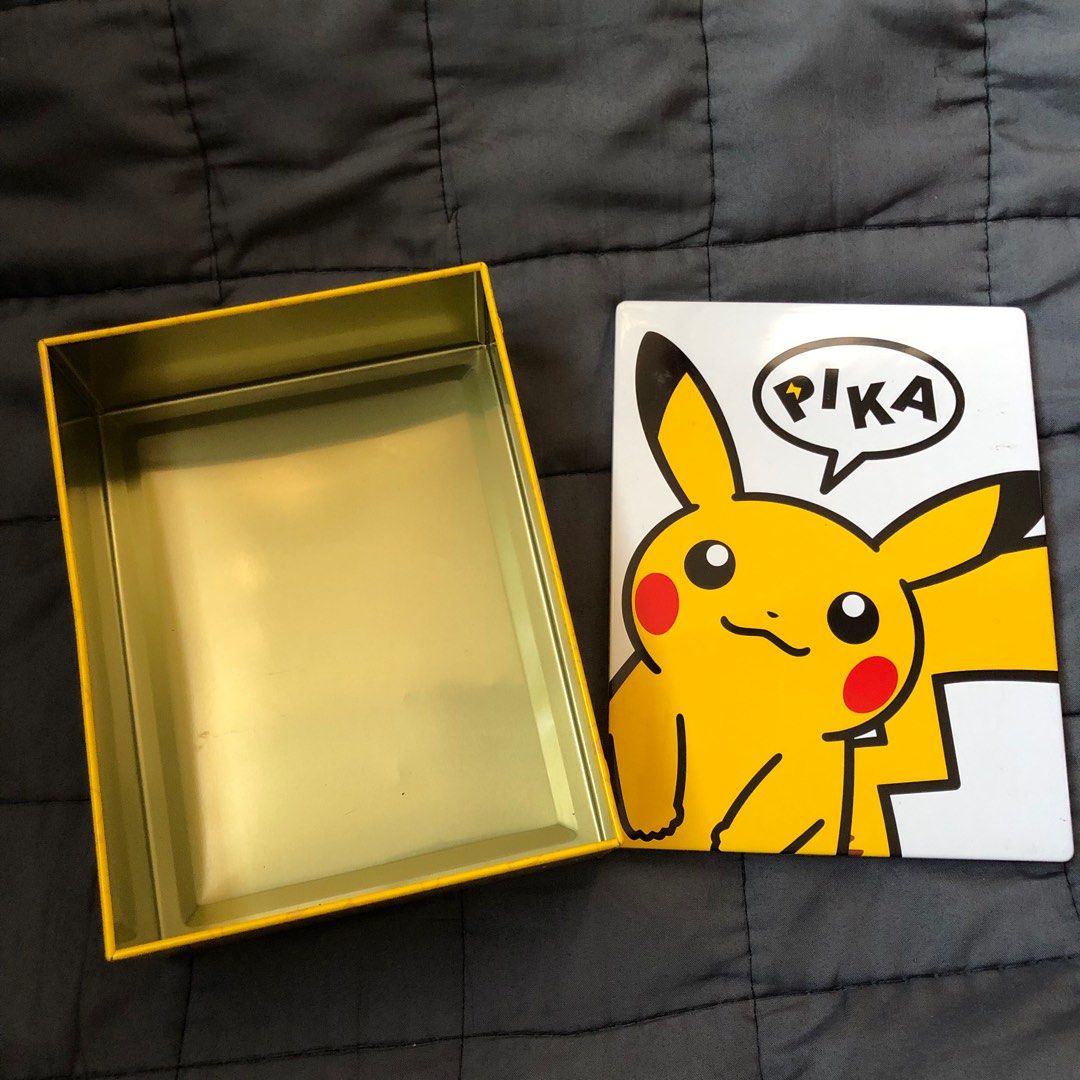 Pokemon center empty tin can conta (pikachu) (Category: Food Organization & Storage) located in Davao. Submitted by jmcare (Listing ID 1339700884, Image 2). Description: .