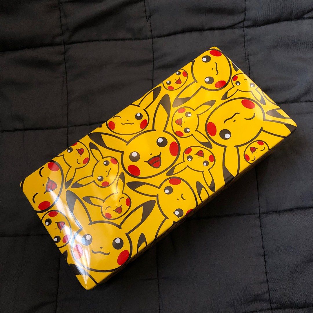 Pokemon center empty tin can (pikachu) (Category: Storage Boxes & Baskets) located in Davao. Submitted by jmcare (Listing ID 1339701341, Image 1). Description: .