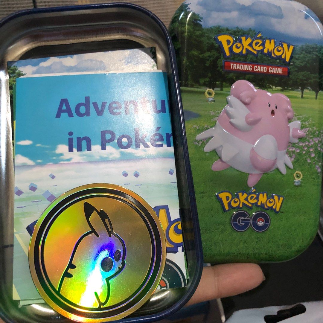 Pokemon tin can w/ pikachu coin (Category: Storage Boxes & Baskets) located in Davao. Submitted by jmcare (Listing ID 1339712179, Image 2). Description: .