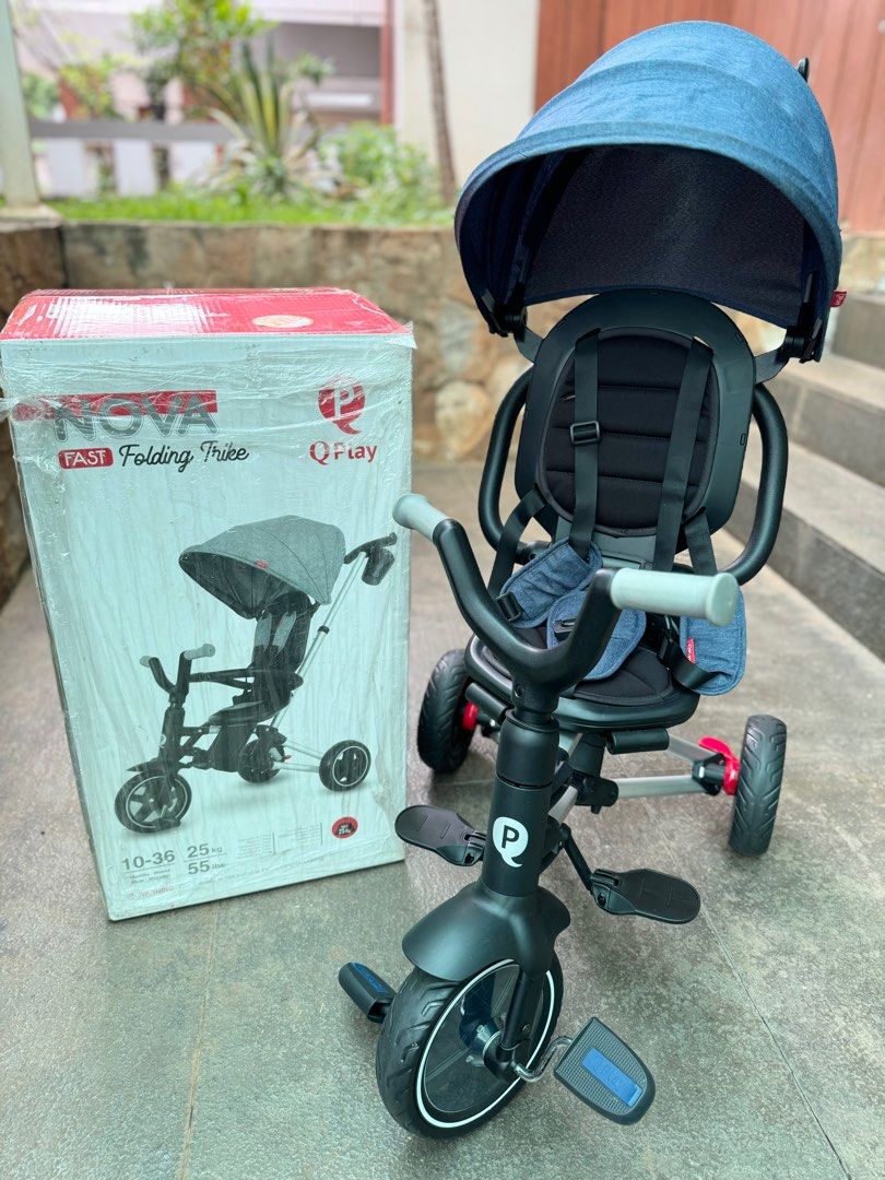 Qplay Nova Sepeda Lipat anak in 1, Bayi Anak, Kereta, Kursi