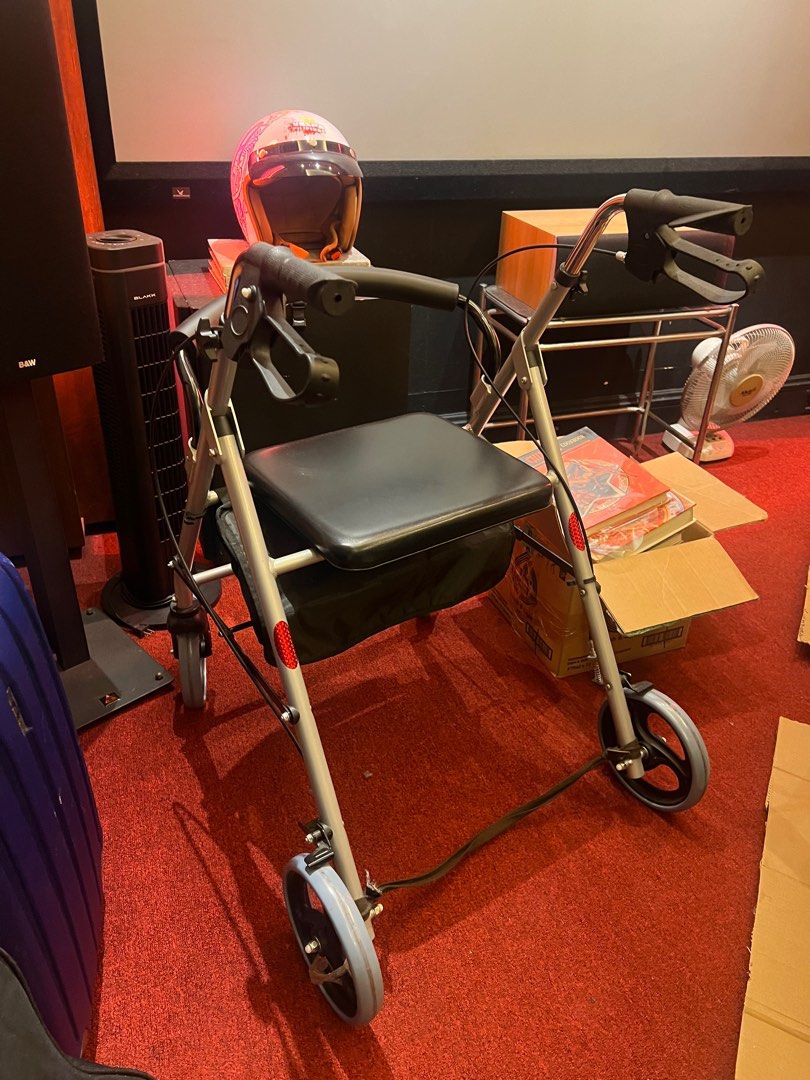 Rollator Walker (Category: Rehabilitative Devices) located in Taytay. Submitted by sinulidclothing (Listing ID 1339661860, Image 1). Description: Only used once, we switched to a wheelchair instead.