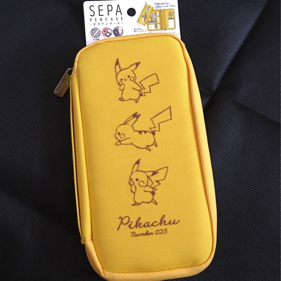 SEPA Pen Case - Pokemon (Yellow Pikachu) (Category: Stationery & School Supplies) located in Davao. Submitted by jmcare (Listing ID 1339623393, Image 1). Description: Pokemon center.