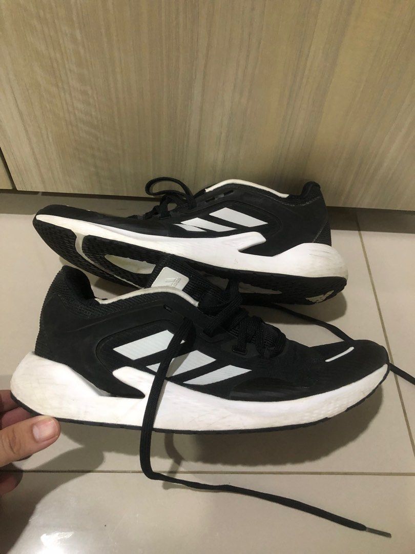 Sepatu Running Adidas Bounce Torsion System Original Black White