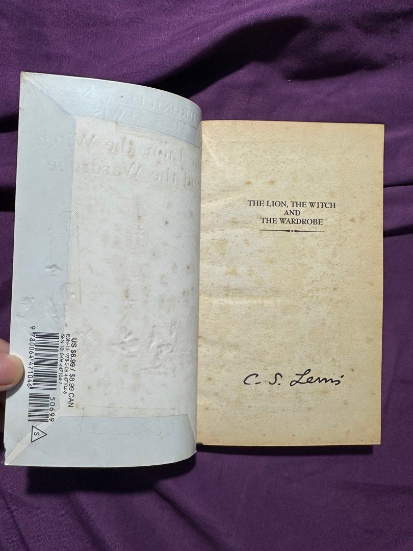 The Chronicles of Narnia The Lion, The Witch and the Wardrobe - CS ...