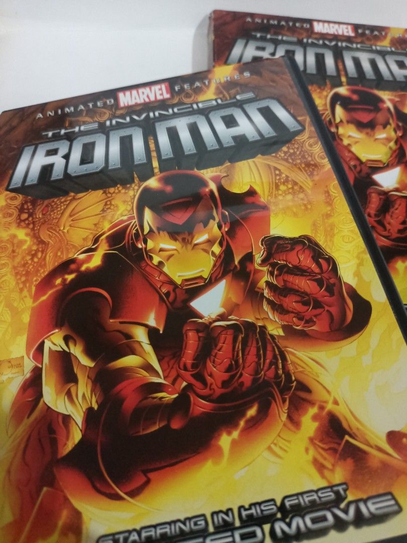The Invincible IRON MAN ( Animated Marvel Features) 2007 Marvel Characters / US Made / Used (Category: Comics & Manga) located in Manila. Submitted by jeannetteyago (Listing ID 1339669154, Image 3). Description: The Invincible IRON MAN ( Animated Marvel Features) 2007 Marvel Characters / US Made / Used Case/ Disc : very good conditions.