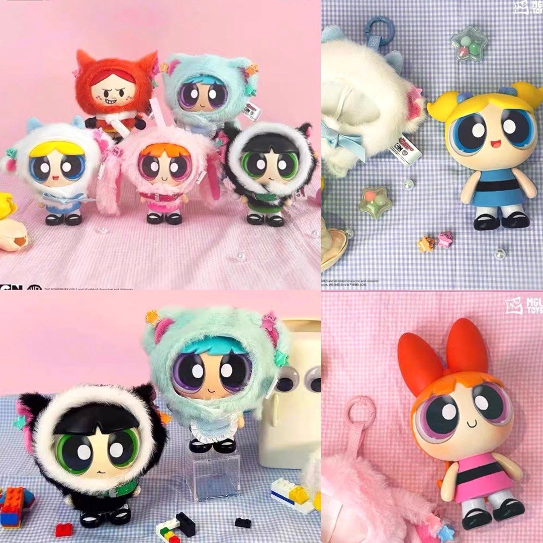 Toptoy The Powerpuff Girls Animal Cape Series / FULL SET