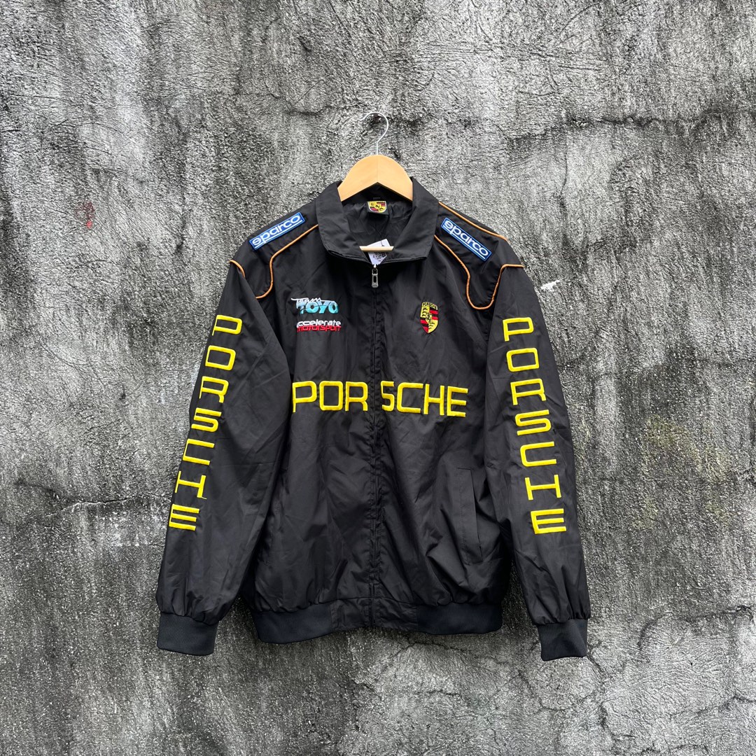 Vintage Porsche Racing Jacket Men s Fashion Coats Jackets and Outerwear on Carousell